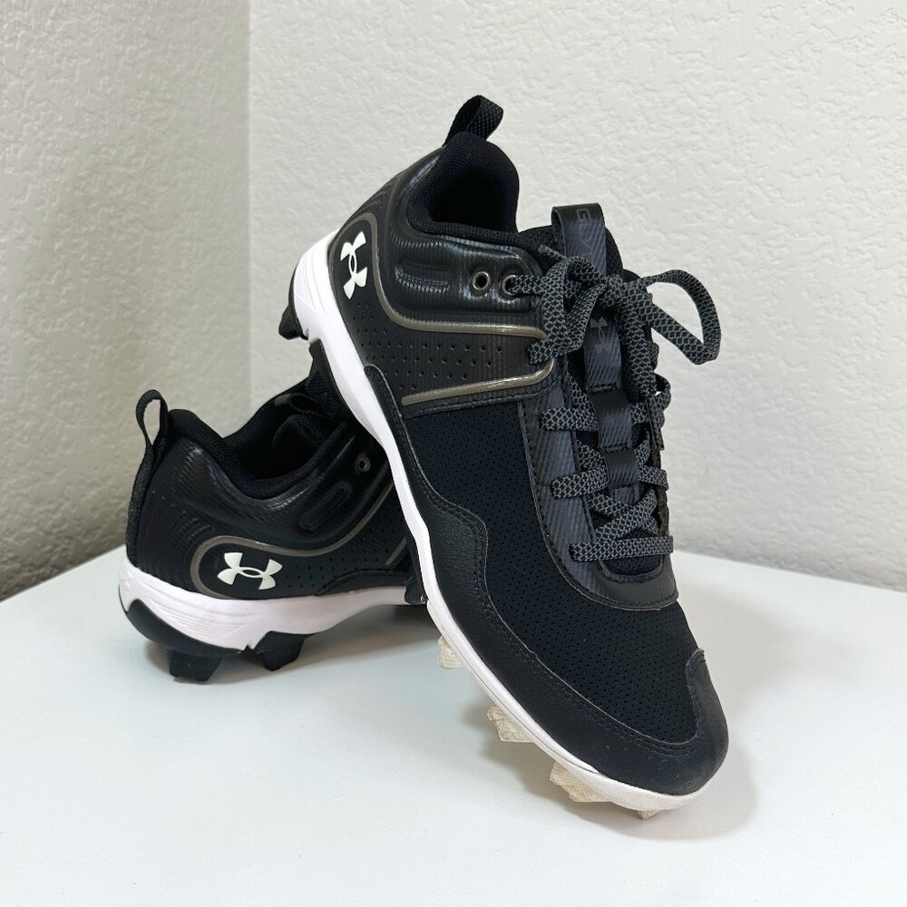 Under Armour Softball Cleats Glyde RM Shoes Black 3024330-001 Women's 8.5